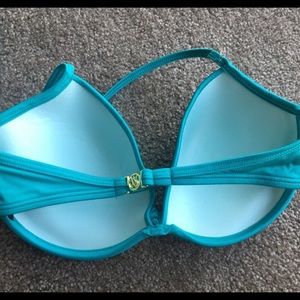 Teal push up Victoria’s Secret Swim Top